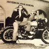 Fonzie with motorcycle