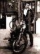Fonz and motorcycle