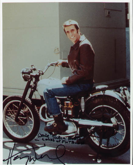 Henry Winkler autograph